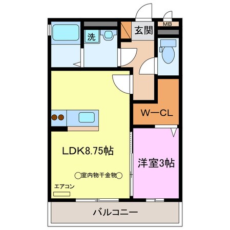 徳重・名古屋芸大駅 徒歩1分 1階の物件間取画像